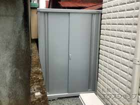 の物置・屋外倉庫 シンプリー 一般型 1320×755×1903 MJX-137E-P-FS 施工例