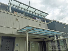 のテラス屋根 エフルージュグランZERO テラスタイプ 積雪〜20cm対応 施工例