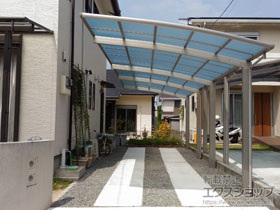 のカーポート レイナポートグラン 縦連棟　積雪〜20cm対応 施工例