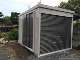 の倉庫・ガレージ バイク保管庫 土間タイプ 一般型（FXN-2634H） FXN-2634H-UG 施工例