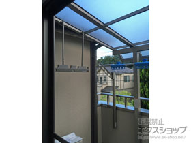 のバルコニー・ベランダ屋根 スピーネ R型 屋根タイプ 単体 積雪〜20cm対応 施工例