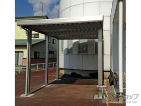 のカーポート ジーポートneo 角柱6本仕様 積雪〜150cm対応 施工例