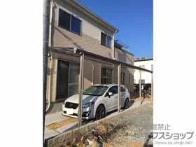 LIXIL(リクシル)のテラス屋根 スピーネ F型 テラスタイプ 三連棟 積雪～20cm対応 施工例