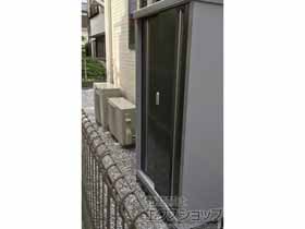 の物置・屋外倉庫 シンプリー 一般型 900×415×1603 MJX-094D-P-PG 施工例