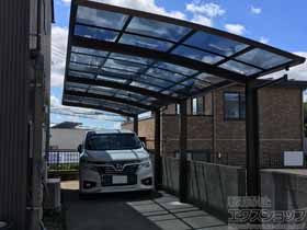 のカーポート プレシオスポート 縦連棟 積雪〜20cm対応 施工例