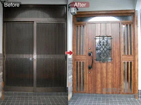 LIXIL ���N�V��(�g�X�e��)�̌��փh�A ���V�F���gII �f�MK4�d�l �������蒆�V�t���|�X�g���d�l(�����}�t)R C41�^ �{�H��