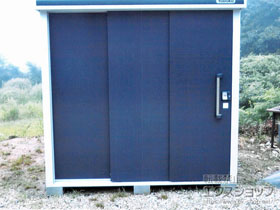 の物置・屋外倉庫 エルモ 積雪型 2220×1520×2120 LMDS-2215-SM 施工例