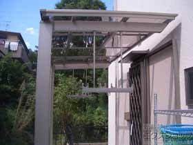 のテラス屋根 フーゴF 独立テラスタイプ 単体 積雪〜20cm対応 施工例