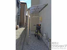 のテラス屋根 プレシオステラス R型 テラスタイプ 単体 積雪〜20cm対応 施工例