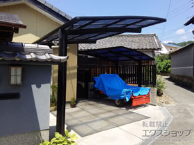 のサイクルポート・駐輪場 プレシオスポート ミニ 積雪〜20cm対応 施工例