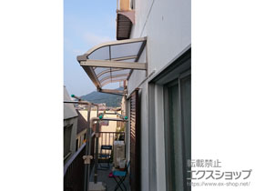 のバルコニー・ベランダ屋根 スピーネ R型 ルーフタイプ 単体 積雪〜20cm対応 施工例