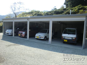 の倉庫・ガレージ ガレーディア 一般型 4連棟（GRN-3162HL） GRN-3162HL（4連棟）-CS 施工例