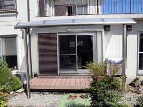 のウッドデッキ 樹ら楽ステージ 施工例