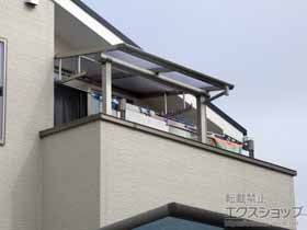 のバルコニー・ベランダ屋根 プレシオステラス F型 屋根タイプ 単体 積雪〜20cm対応 施工例