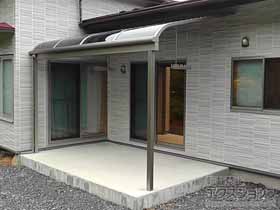 のテラス屋根 スピーネ R型 1500 テラスタイプ 単体 積雪〜50cm対応 施工例
