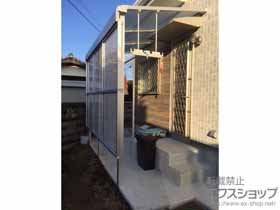 のテラス屋根 スピーネ F型 テラスタイプ 単体 積雪〜20cm対応 施工例