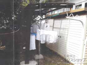 のサイクルポート・駐輪場 フーゴRミニ (ラウンドスタイル) 積雪〜20cm対応 施工例