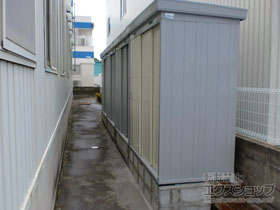 の物置・屋外倉庫 ネクスタ 一般型 1790×950×2020 NXN-17S-FW 施工例