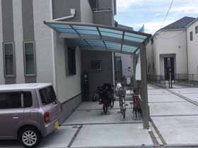 のカーポート レイナポートグラン 積雪〜20cm対応 施工例