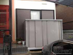 の物置・屋外倉庫 シンプリー 一般型 2160×905×1603 MJX-219D-AR 施工例
