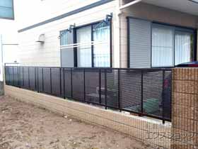 のフェンス・柵 ライシスフェンス1型 フリーポールタイプ 施工例