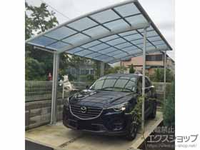 のカーポート ネスカR (ラウンドスタイル) 積雪〜20cm対応＋着脱式サポート 標準柱用 2本入×1セット 施工例