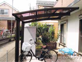 のサイクルポート・駐輪場 レイナポートグランミニ 積雪〜20cm対応 施工例