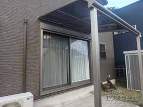 のテラス屋根 ヴェクターテラス R型 テラスタイプ 単体 積雪〜20cm対応 施工例