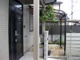 のテラス屋根 スピーネ R型 テラスタイプ 単体 積雪〜20cm対応 施工例