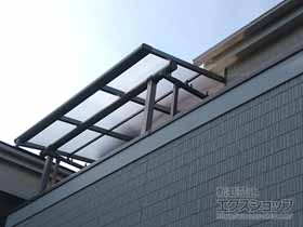 のバルコニー・ベランダ屋根 プレシオステラス F型 屋根タイプ 単体 積雪〜20cm対応 施工例