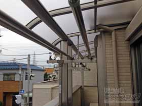 のバルコニー・ベランダ屋根 プレシオステラス R型 屋根タイプ 単体 積雪〜20cm対応 施工例