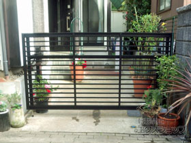 のカーゲート 【特注】オーバードアS1型 手動式 施工例