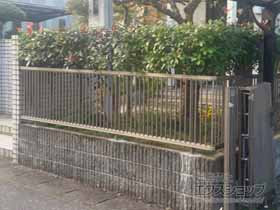 のフェンス・柵 プレスタフェンス2型 フリーポールタイプ　 施工例