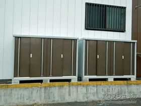 イナバの物置・収納・屋外倉庫 シンプリー 一般型 1940×615×1303 MJX-196C-TB 施工例