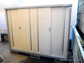 の物置・屋外倉庫 シンプリー 一般型（ MJX-217DP-FW） 施工例