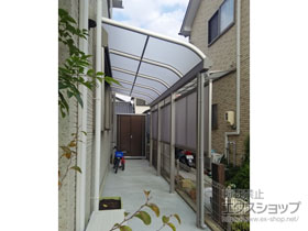 のテラス屋根 ヴェクターテラス R型 テラスタイプ 単体 積雪〜20cm対応 施工例