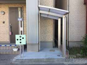 のサイクルポート・駐輪場 プレシオスポート ミニ 積雪〜20cm対応 施工例