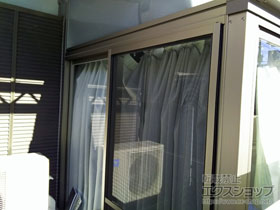 のテラス囲い・サンルーム サニージュ R型 床納まり ランマ無 積雪〜20cm対応 施工例