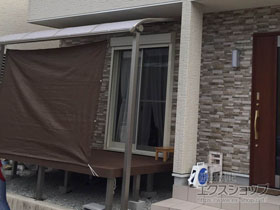 のテラス屋根 ヴェクターテラス R型 テラスタイプ 単体 積雪〜20cm対応 施工例