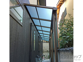 のテラス屋根 ヴェクターテラス F型 テラスタイプ 連棟 積雪〜20cm対応 施工例