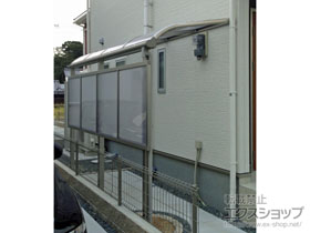 のテラス屋根 プレシオステラス R型 テラスタイプ 単体 積雪〜20cm対応 施工例