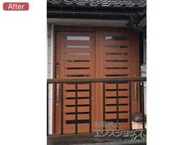 LIXIL ���N�V��(�g�X�e��)�̌��փh�A ���V�F���g���ֈ��� PG�d�l2�����˃����}��16�^(���V) �J�U�X�v���X�d�l �{�H��