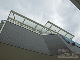のバルコニー・ベランダ屋根 ヴェクターテラス F型 屋根タイプ 単体 積雪〜20cm対応 施工例