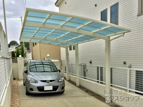 のカーポート レイナポートグラン 延長　積雪〜20cm対応 施工例