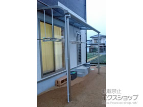 のテラス屋根 プレシオステラス R型 テラスタイプ 単体 積雪〜20cm対応 施工例