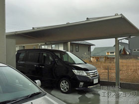 のカーポート バローネ 縦連棟 積雪〜20cm対応 施工例