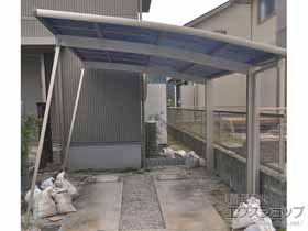 のカーポート レイナポートグラン　積雪〜20cm対応＋屋根ふき補強部品＋着脱式サポート 標準・ハイルーフ兼用 2本入り＋ 施工例