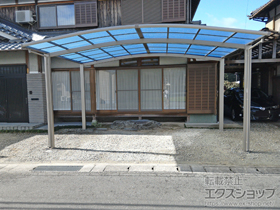 のカーポート ネスカR (ラウンドスタイル) ワイド 積雪〜20cm対応 施工例