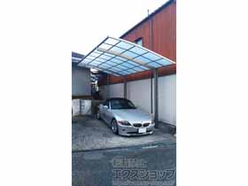 のカーポート ネスカR (ラウンドスタイル) 積雪〜20cm対応 施工例