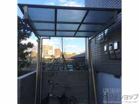 のサイクルポート・駐輪場 ニューマイリッシュミニ 通常勾配 前上がり 積雪〜20cm対応 施工例